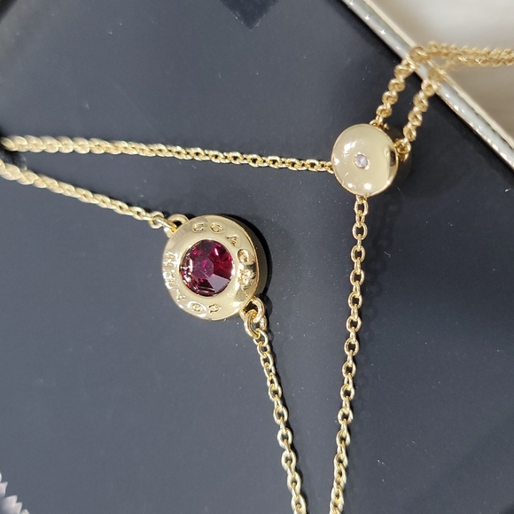 Coach Open Circle Stone Slider Bracelet - Picture 3 of 4